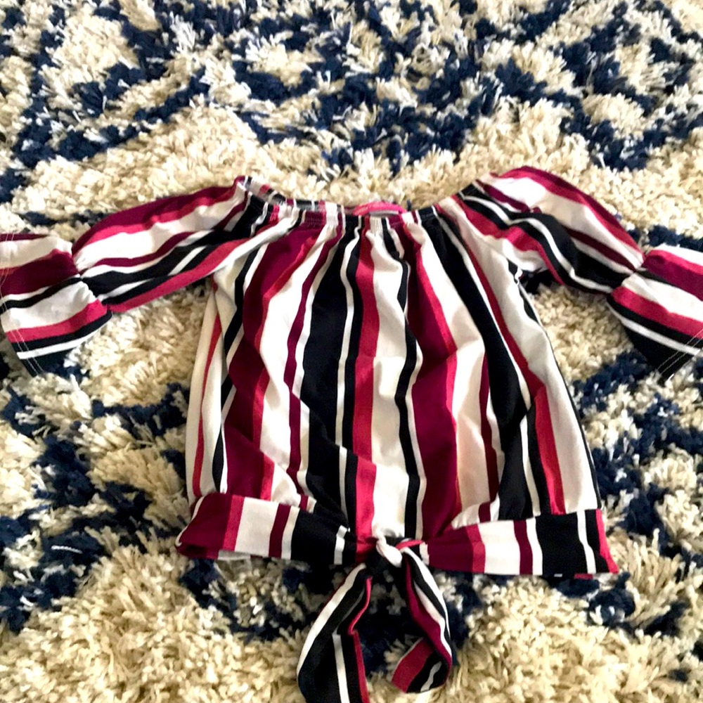 Striped girls shirt